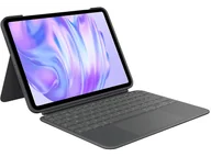 Etui do tabletów - Etui z klawiaturą LOGITECH Combo Touch do Apple iPad Pro 11 (M4) Szary - miniaturka - grafika 1