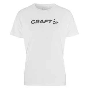 Męska Koszulka z krótkim rękawem CRAFT CORE ESSENCE LOGO TEE M 1911786-900985 – Biały - Koszulki męskie - miniaturka - grafika 1