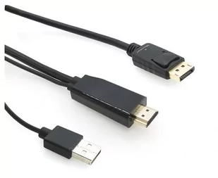 Microconnect Hdmi To Displayport Converter Cable, 1M - Kable komputerowe i do monitorów - miniaturka - grafika 1