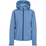 Kurtki damskie - Trespass Trespass Damska wodoodporna kurtka softshell Leah z regulowanym urośniętym kapturem FAJKSSTR0008_DBML - miniaturka - grafika 1