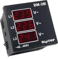 Akcesoria do monitoringu - Woltomierz DigiTOP BM-3M - miniaturka - grafika 1