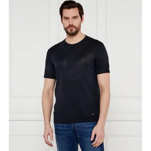 Joop! T-shirt Marosor Modern fit z dodatkiem lnu - Koszulki męskie - miniaturka - grafika 1