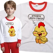 Piżamy dla dziewczynek - Piżama dziecięca Wykończę Moich Starych Śmieszny Kurczak Urwis 86/92 - VoloDonum - miniaturka - grafika 1