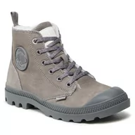 Botki damskie - Palladium Trapery Pampa Hi Zip Wl 95982-055-M Cloudburst/Charcoal Gray 1 - miniaturka - grafika 1