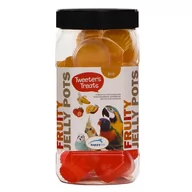 Karma dla ptaków - Happypet Tweeter'S Treats Fruity Jelly Pots 27 Sztuk - Mix Smaków - miniaturka - grafika 1