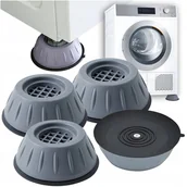 Akcesoria i części do kuchenek i piekarników - PODKŁADKI ANTYWIBRACYJNE POD PRALKĘ ZMYWARKĘ 4szt AMORTYZACJA WYGŁUSZENIE - miniaturka - grafika 1