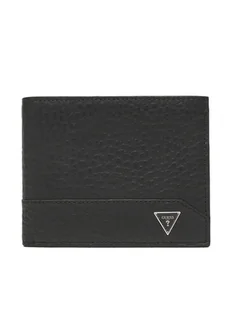 Guess Duży Portfel Męski SMBAGR LEA24 Czarny - Portfele - miniaturka - grafika 1