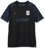 Koszulki i topy damskie - Nike Unisex Dziecięcy Nyr B Nk Dry Top Ss T-shirt Black/Challenge Red XS - miniaturka - grafika 1