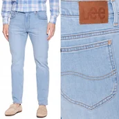 Spodnie męskie - Lee RIDER slim Polar Light DżINS lekko dopasowane spodnie jeansowe W34 L32 - miniaturka - grafika 1