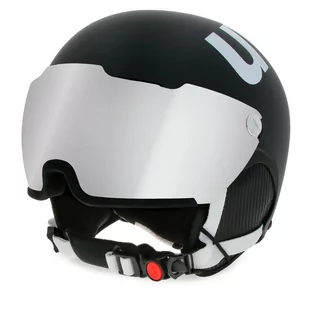 Kask narciarski Uvex Hlmt 500 Visor 56/6/213/21 Black/White Mat - Kaski narciarskie - miniaturka - grafika 1