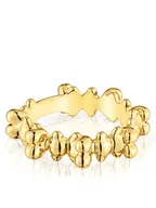 Pierścionki - TOUS Pierścionek Bold Bear 1004200712 Złoty - miniaturka - grafika 1