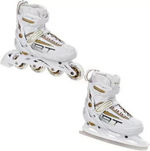 Rolki Łyżwy 2w1 Raven Profession White/Gold 35-39 - Rolki - miniaturka - grafika 1