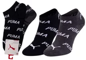 Skarpetki damskie - PUMA  SKARPETKI STOPKI 2 PARY BLACK/GREY 907947 01 - Rozmiar: 43-46 - miniaturka - grafika 1