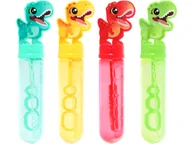 Bańki mydlane - BAŃKI MYDLANE DINOZAUR DO PUSZCZANIA BANIEK 14 CM DINO Zestaw do Zabawy MIX - miniaturka - grafika 1