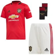 Koszulki sportowe męskie - Adidas Manchester United Home Mini Kit DX8950 Dziecięce Piłka Nożna - miniaturka - grafika 1