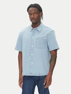 Koszule męskie - Mustang Koszula jeansowa Phoenix 1016653 Niebieski Boxy Fit - miniaturka - grafika 1