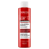 Szampony do włosów - Vichy Dercos Collagen 17 Filler Ultra-Repairing Treatment, ultraregenerujący szampon do włosów, 200 ml - miniaturka - grafika 1