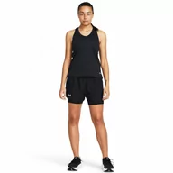 Koszulki sportowe damskie - Damskie spodenki do biegania Under Armour UA Fly By 2in1 Short - czarne - UNDER ARMOUR - miniaturka - grafika 1