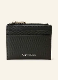 Calvin Klein Etui Na Karty Z Kieszenią Na Monety schwarz - Etui na dokumenty i karty - miniaturka - grafika 1