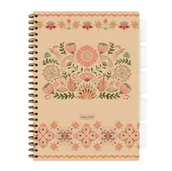Zeszyty szkolne - Kołozeszyt A4 linia 80k. Floral Scape - miniaturka - grafika 1