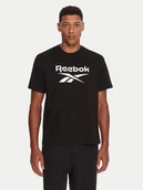 Koszulki męskie - Reebok T-Shirt RK25141CCM Czarny Regular Fit - miniaturka - grafika 1