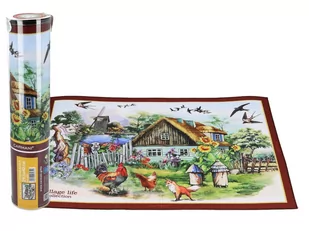 Podkładka na stół - Village Life, (CARMANI) - Obrusy i serwetki - miniaturka - grafika 1