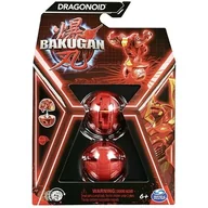 Figurki dla dzieci - Bakugan Dragonoid Czerwona figurka bitewna transformująca + karty - miniaturka - grafika 1