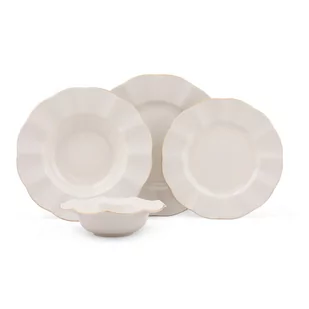 24-częściowy zestaw talerzy z porcelany Kutahya Waves - Serwisy obiadowe 24-częściowy zestaw talerzy z porcelany Kutahya Waves - Serwisy obiadowe - miniaturka - grafika 1