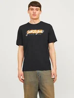Koszulki męskie - Jack & Jones Koszulka w kolorze czarnym - miniaturka - grafika 1