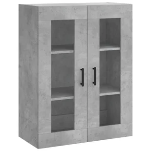 Vidaxl Szafka Wisząca, Szarość Betonu, 69,5X34X90 cm - Szafki na klucze - miniaturka - grafika 1