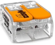 Akcesoria do układu elektrycznego - Wago zacisk złącza, przezroczysty (Pack of 50) (Pack of 50) 221-612 - miniaturka - grafika 1