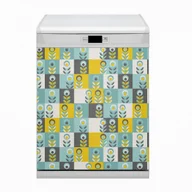 Dekoracje domu - Ozdobny Bluedecor Magnes na zmywarkę Skandynawski wzór 60x80 - miniaturka - grafika 1