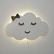 Lampy pozostałe - Lampka Chmurka Z Kokardką Led/Drevniane.Pl - miniaturka - grafika 1