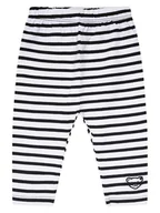 Spodenki dla niemowląt - Steiff Legginsy w kolorze granatowo-białym - miniaturka - grafika 1