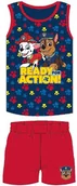 Piżamy dla dziewczynek - Komplet do spania piżama chłopięca Psi Patrol Czerwona - miniaturka - grafika 1