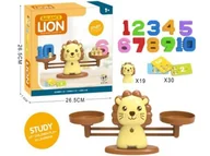 Mały naukowiec - Gra Nauka Liczenia - Równoważnia Waga Szalkowa Lew - Lion Balance - miniaturka - grafika 1