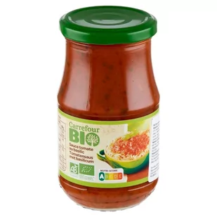 Carrefour Bio Sos pomidorowy z warzywami i bazylią 350 g - Koncentraty warzywne, przeciery - miniaturka - grafika 1