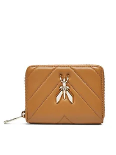 Patrizia Pepe Duży Portfel Damski 8Q0019/L004-B800 Brązowy - Portfele - miniaturka - grafika 1