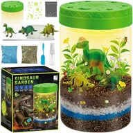 Mały naukowiec - Dinozaur Ogród Zabawka Edukacyjna Terrarium Projektor Lampka Nocna Rośliny - miniaturka - grafika 1