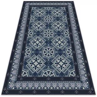 Modny winylowy dywan Granatowa talavera 60x90 cm - Dywany - miniaturka - grafika 1