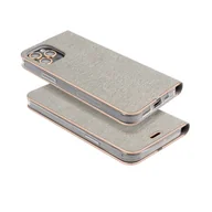 Etui i futerały do telefonów - Forcell Kabura LUNA Book Gold do SAMSUNG Galaxy A51 srebrny - miniaturka - grafika 1