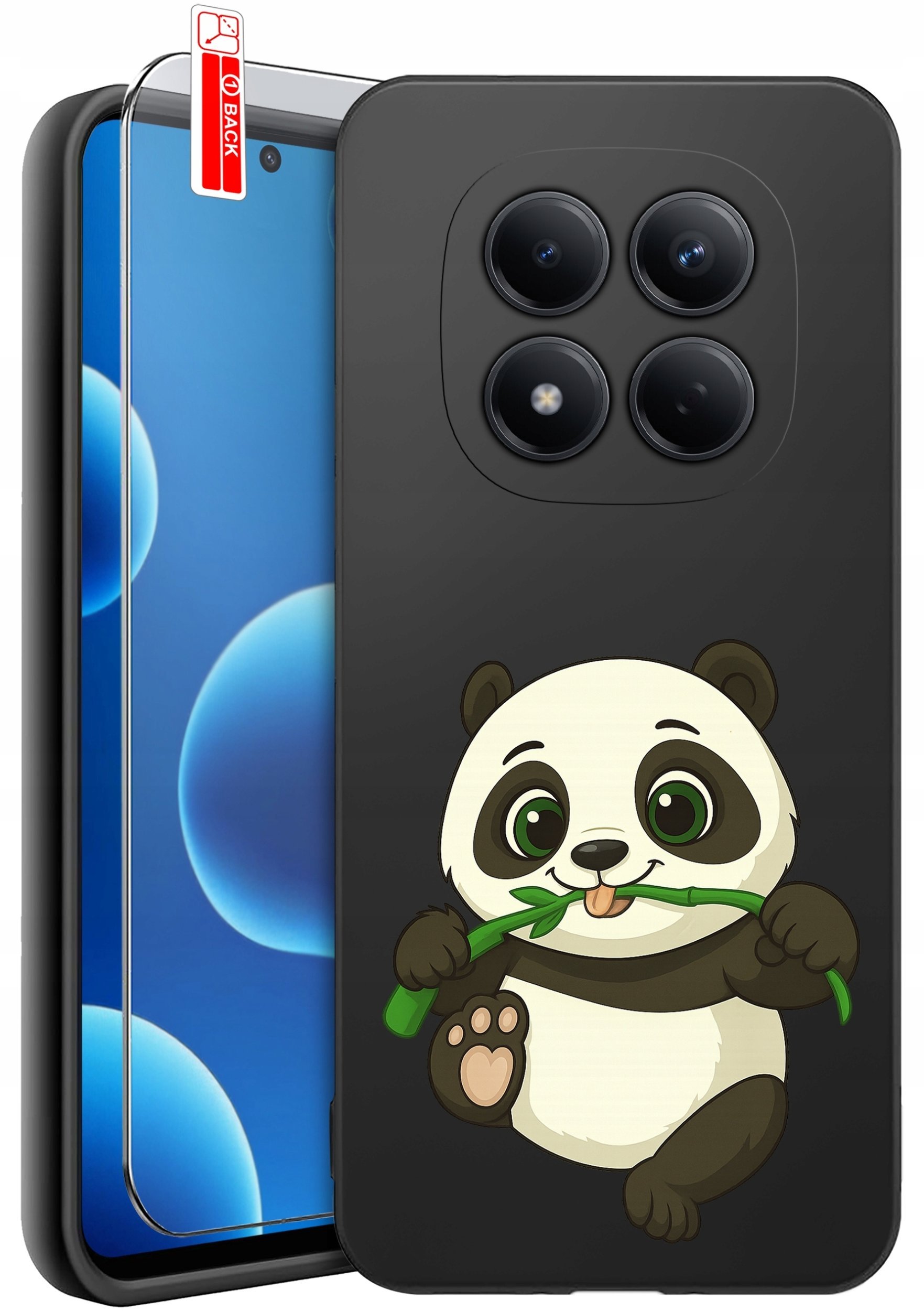 krainaGSM ETUI do Xiaomi Redmi Note 15 Pro 4G WZORY SILIKONOWE MATT CASE + SZKŁO