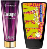 Balsamy i kremy do opalania - Soleo Collagen Accelerator + Wild Tan Sexy Carrot Gratis - miniaturka - grafika 1