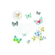 Folia, papier śniadaniowy, serwetki - Nuova R2S R2S Serwetki deserowe 20 szt R2S Napkins motyle 414 PAPI - miniaturka - grafika 1