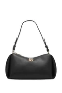 Torebki damskie - DKNY Moda damska miękka klasyczna torebka na co dzień torba na ramię, Czarny/złoty, One Size - miniaturka - grafika 1