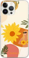 Etui i futerały do telefonów - Etui do Apple IPHONE 14 PRO Kwiaty 015 Babaco Nadruk pełny Beżowy - miniaturka - grafika 1