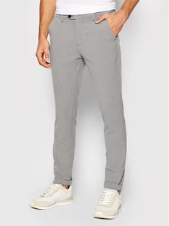 Spodnie męskie - Jack&Jones Spodnie materiałowe Marco 12169491 Szary Regular Fit - grafika 1