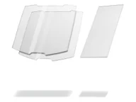 Spawarki - PARKSIDE® Zestaw zapasowych szybek do przyłbicy spawalniczej PSES 3 A1, 3 elementy (Do przyłbicy spawalniczej czarny) - miniaturka - grafika 1