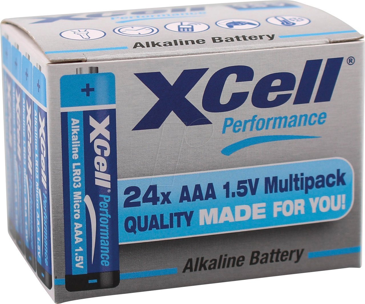 XCell Batterie Performance LR03 Micro AAA 24er Box