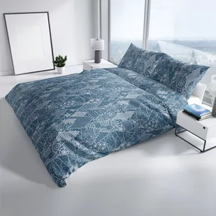 Pościel świąteczna Carbotex, 100% bawełny, 220x200 + 2x70x80cm, choinki - Pościel - miniaturka - grafika 1